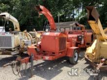 2019 Morbark M1215 Chipper (12in Disc), Trailer Mtd. No Title) (Runs, Operational Condition Unknown,