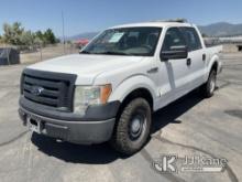 2011 Ford F150 4x4 Crew-Cab Pickup Truck Runs & Moves) (Body Damage, Check Engine Light On
