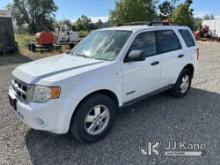 2008 Ford Escape XLT 4x4 4-Door Sport Utility Vehicle Runs and Moves