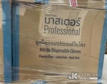 (Las Vegas, NV) (02) Pallets Professional Nitrile Exam Gloves PF Size Large. Approx. 84 Cases Per Pa