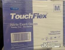 (Las Vegas, NV) (05) Pallets Touch Flex Nitrile Exam Gloves PF Size Medium. Approx. 105 Cases Per Pa