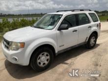 2008 Ford Escape 4-Door Sport Utility Vehicle Runs & Moves, Paint Damage)(FL Residents Purchasing Ti