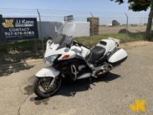 (Dixon, CA) 2015 Honda ST1300A Police Motorcycle Runs & Moves, Brake Lever Broken, Body Damage, Crac