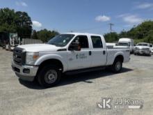 2014 Ford F250 4x4 Crew-Cab Pickup Truck Duke Unit) (Runs & Moves) (Body Damage