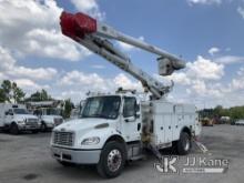 (Plymouth Meeting, PA) Altec AM55-MH, Over-Center Material Handling Bucket Truck rear mounted on 201