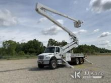 (Louisville, OH) Altec A77-TE93, Material Handling Elevator Bucket Truck mounted behind cab on 2018