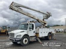 (Rome, NY) Altec AA55-MH, Material Handling Bucket Truck rear mounted on 2017 Freightliner M2 106 Ut