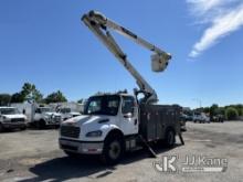 (Plymouth Meeting, PA) Terex/HiRanger SC45, Over-Center Bucket Truck center mounted on 2014 Freightl