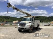 (Smock, PA) Terex Commander C4050, Digger Derrick , 2006 International 4400 Utility Truck Runs, Move