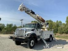 (Fort Wayne, IN) Altec DM47B-TR, Digger Derrick rear mounted on 2017 International 7300 4x4 Utility