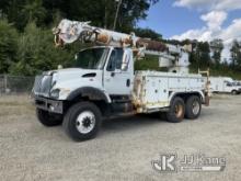 (Shrewsbury, MA) Altec D947-TR, Digger Derrick rear mounted on 2003 International 7400 6x6 Utility T