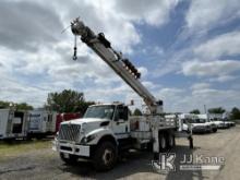 (Plymouth Meeting, PA) Altec D4065A-TR, Digger Derrick rear mounted on 2009 International 7400 6x4 F