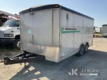 (Charlotte, MI) 2008 United U8-516TA35 T/A Enclosed Cargo Trailer Damage , Rear Drop Ramp Latches Wi