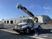 Altec DC47-TR, Digger Derrick rear mounted on 2016 International 4300 Utility Truck Jump to Start, R