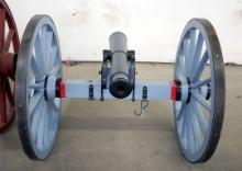 36" Wooden Wheeled Cannon W/ 30" Cannon