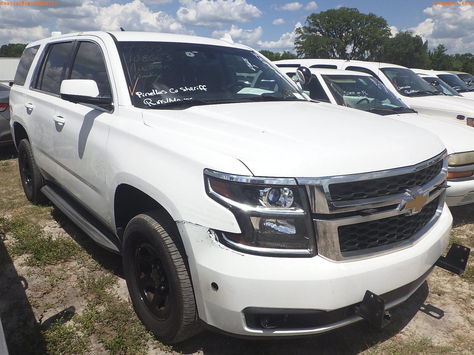 5-06254 (Cars-SUV 4D)  Seller: Gov-Pinellas County Sheriffs Ofc 2015 CHEV TAHOE