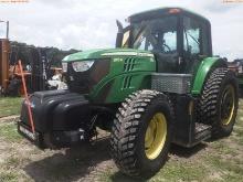 7-01516 (Equip.-Tractor)  Seller: Gov-Pinellas County BOCC JOHN DEERE 6105M CAB