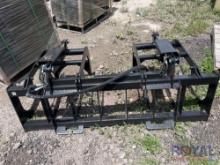 2024 72inch Dual Cyl Rock Grapple Skid Steer Attachment