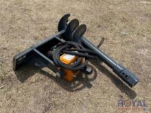 2023 Wolverine MAD-12-12D 12in Auger Mini Skid Steer Attachment