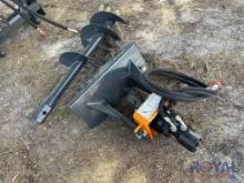 2023 Wolverine MAD-12-12D 12in Auger Mini Skid Steer Attachment