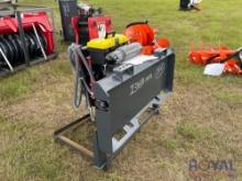 Raytree Post Pounder Skid Steer Attachment