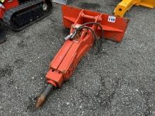 Rockblaster PM125 Skid Steer Hydraulic Hammer/Breaker Attatchment