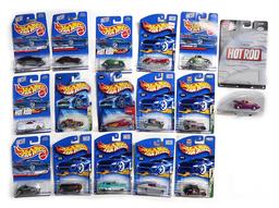 Hot Wheels Miniatures (16), mostly Street Rods, die-cast, Mint in bubble pa