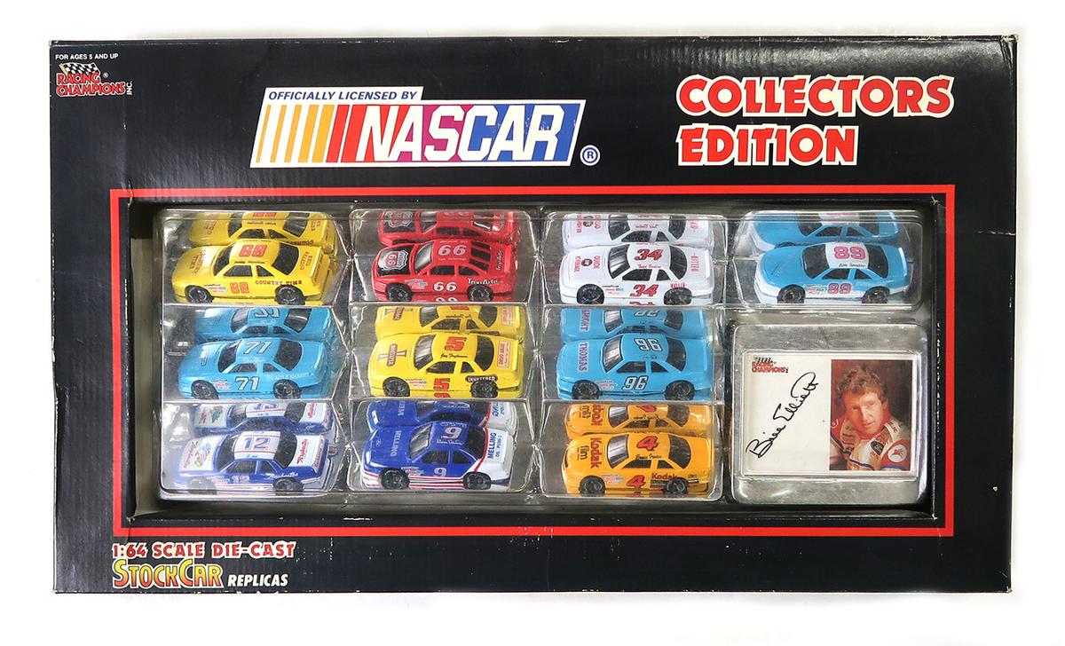 NASCAR Collectors Edition 1:64 Scale, die-cast Stock Car Replicas, 18.75" L