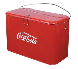 Coca-Cola Airline Cooler, Progress Refrigeration Co., stamped metal embosse