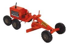 Toy Road Grader, mfgd by Structo, pressed steel, VG cond, 18"L.