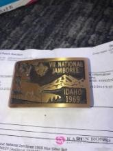 Boy Scout national jamboree 1969 Max Silber belt buckle