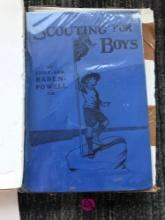 1908 Boy Scout scouting for boys Baden Powell book
