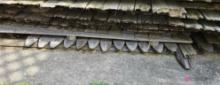 5 sections of used stockade fence