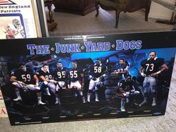Chicago bears the junk yard dogs picture 36 in x 20 in