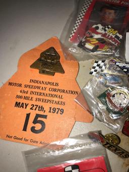 Vintage Nascar / Indy pins