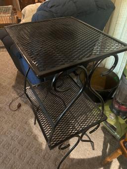 2- matching metal table/ plant stands