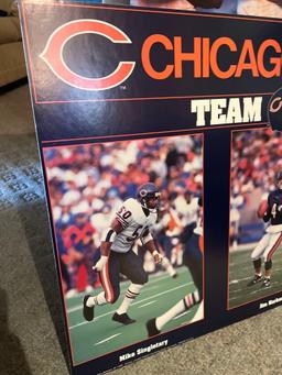 Chicago Bears Team Leaders Mike Singletary Jim Harbaugh Neal Anderson poster