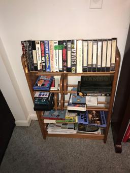 Shelf /contents books/8-tracks