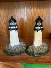 lighthouse book ends