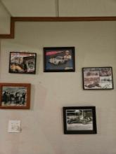 Beatles picture and Autographed, racing pictures.