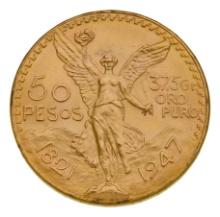 Mexico: 1947 50-Peso Gold