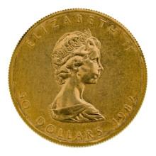 Canada: 1982 $50 Gold
