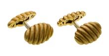 Mario Buccellati 18k Yellow Gold Cufflink Set