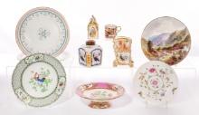 Tea Canister and Plate Assortment