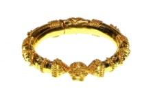 21k Yellow Gold Bangle Bracelet