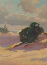 Carl Hoerman (American, 1885-1955) 'Saugatuck Duneland' Oil on Paper