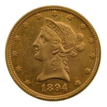 1894-S Liberty $10 Gold Coin