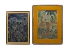 Balinese School (20th Century) Oil Paintings
