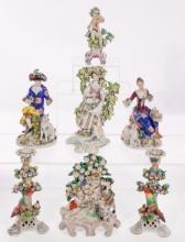 English Porcelain Figurine Assortment