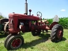 FARMALL A CULTIVISION TRACTOR, STUCK, ELECT. START, COMPLTE, 9.5-24 TIRES W/ WEIGHTS, SN# U/K